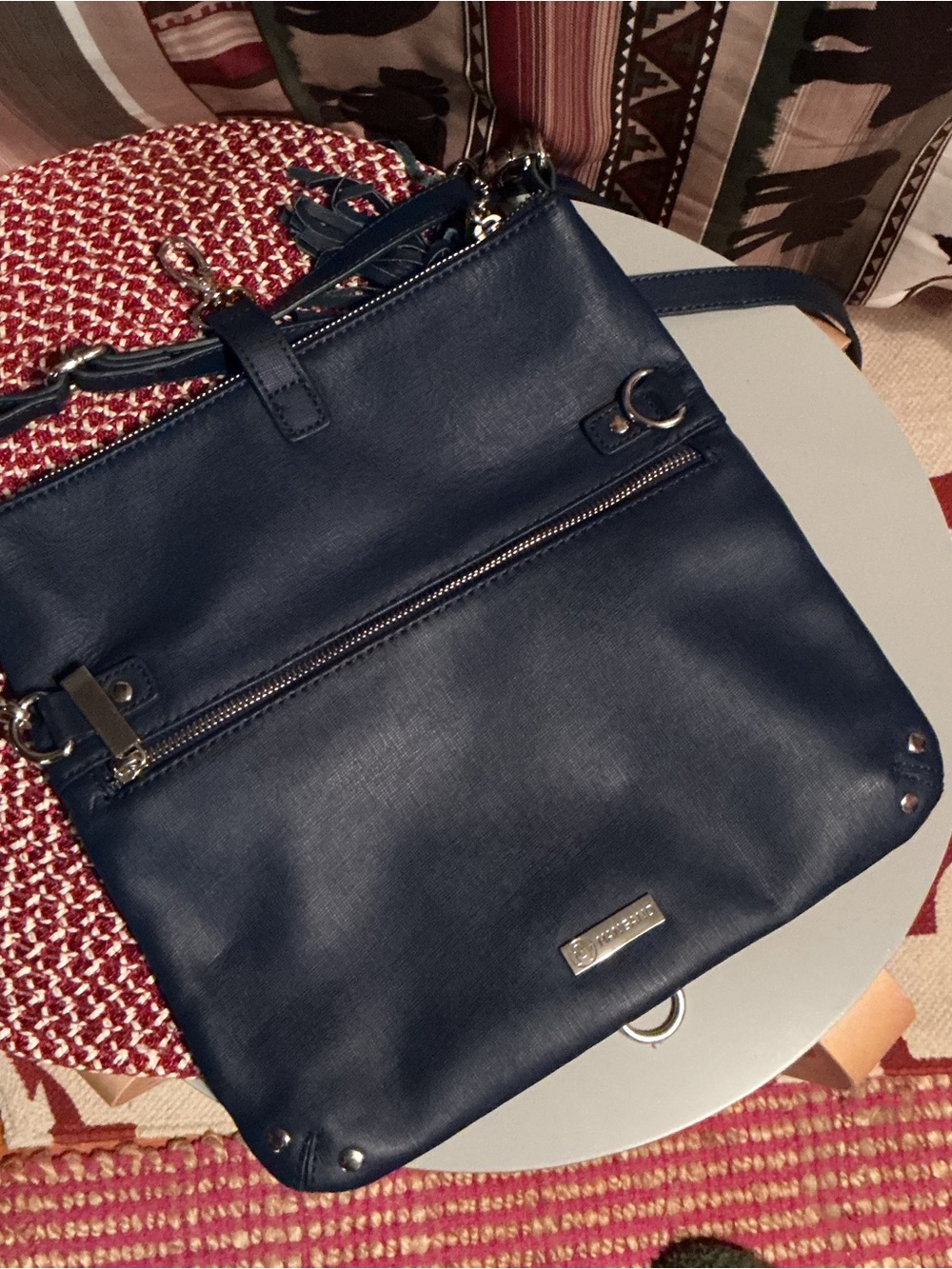 Classic Navy Crossbody Bag by